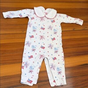 Little English Stars and Stripes Playsuit